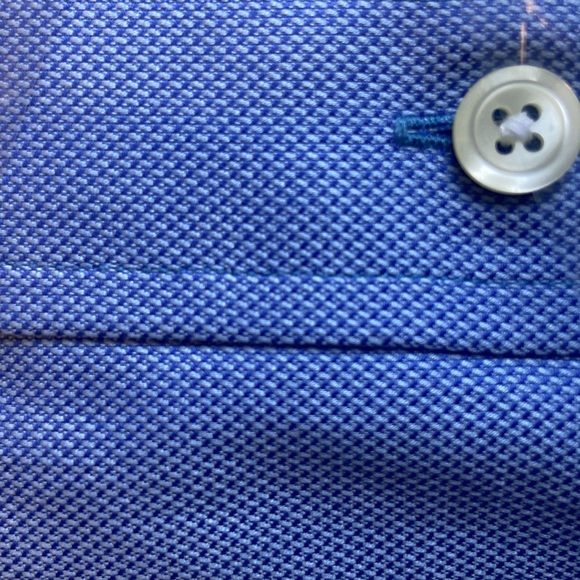 Tom James Royal Classic Oxford Dress Shirt - Neck 16 - NWT - Picture 4 of 4